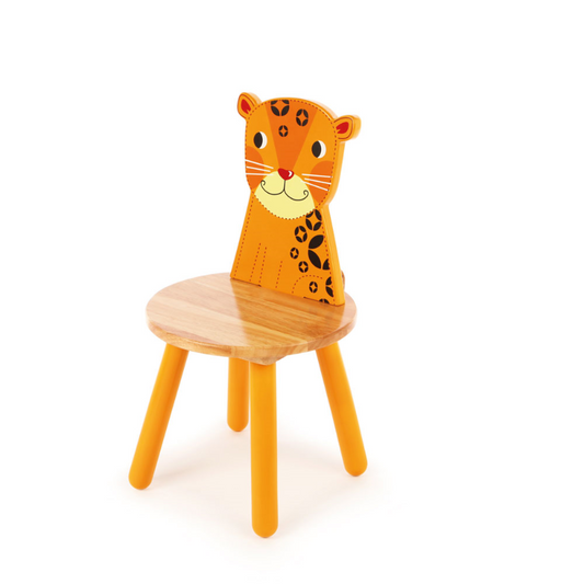Lasten puujakkara Leopardi - Leopard Chair