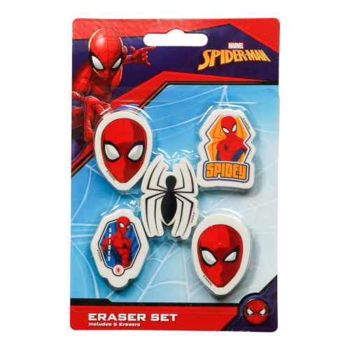 Spiderman pyyhekumit, 5 kpl