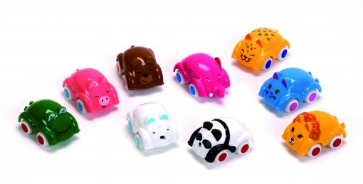 Cute Cars Baby pienet eläinautot, 7 cm, lajitelma | Viking Toys