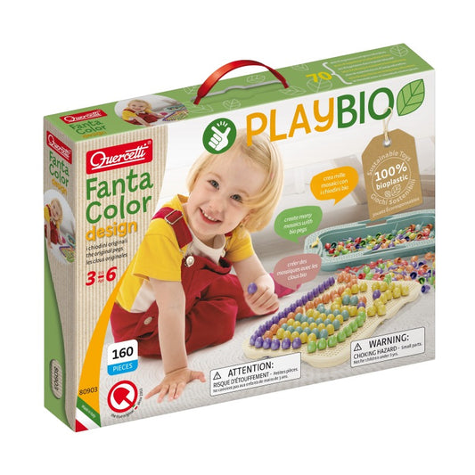 Play Bio Nuppiaskartelupeli Fanta Color Design 160 osaa | Quercetti