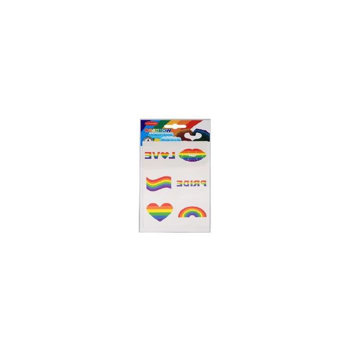 Goodmark SiirtokuvatTatuoinnit Rakkaus Tasa-arvo Ystävyys Pride Sateenkaari Rainbow Oulu Ideapark Kaikkien Lelukauppa